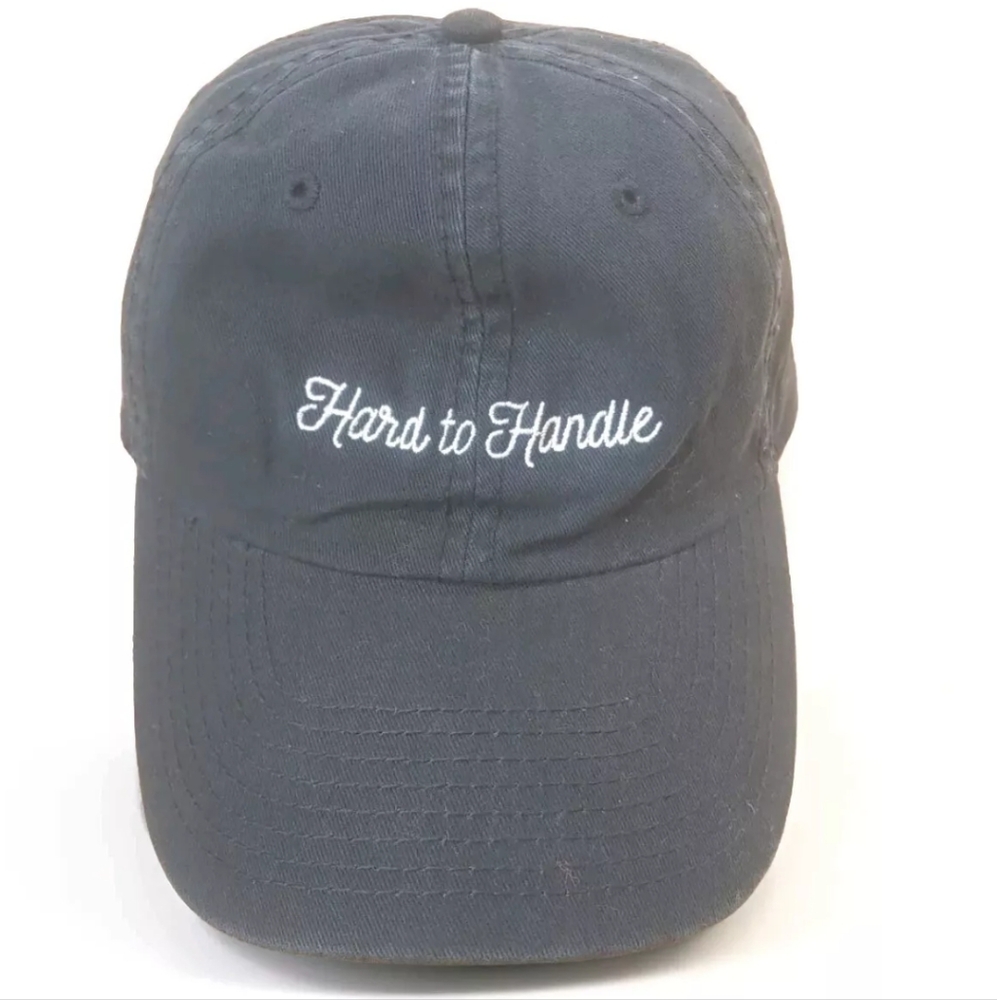 Knp X Nordstrom Hard To Handle Hat Baseball Cap Black Canvas Adult One Size New